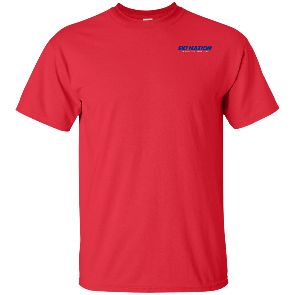 Ski Nation Life, Liberty And The Pursuit Of Powder Tees - Powderaddicts