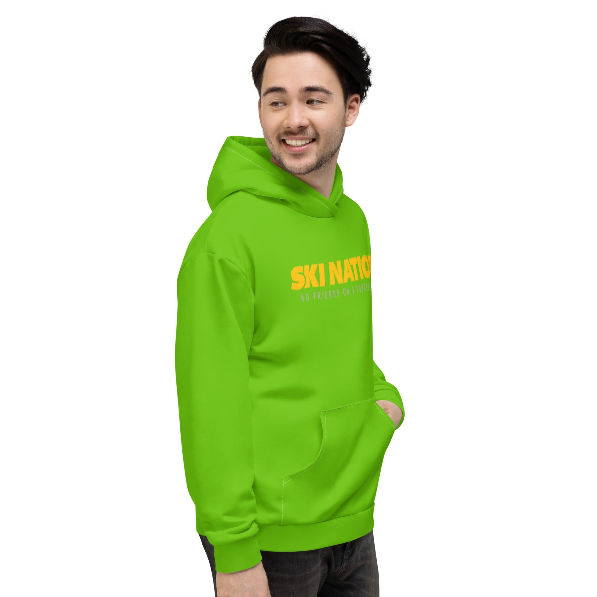 Ski Nation - No Friends On A Powder Day Unisex Hoodie - Powderaddicts