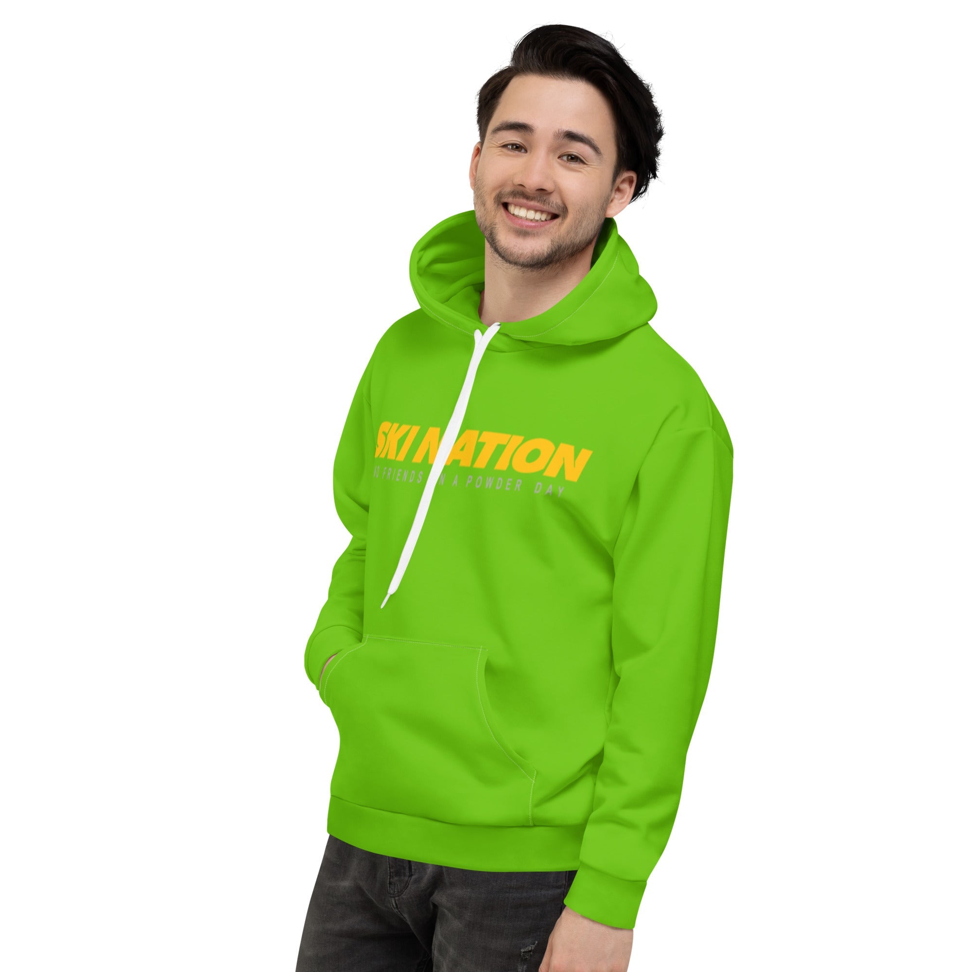 Ski Nation - No Friends On A Powder Day Unisex Hoodie - Powderaddicts
