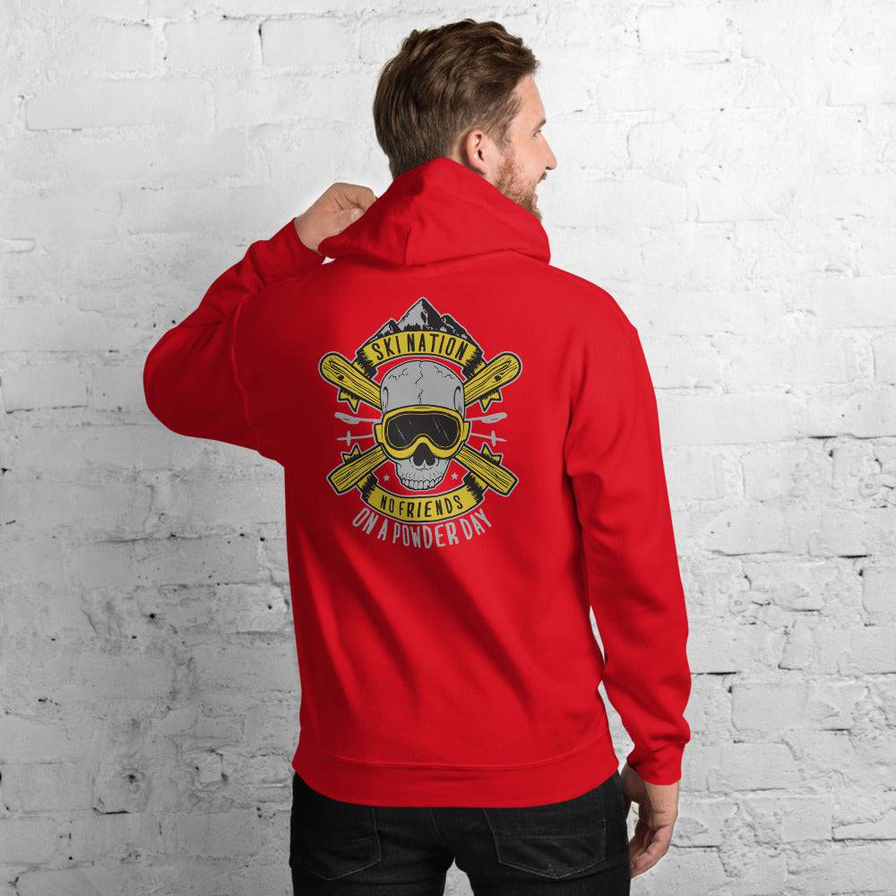 SKI NATION - NO FRIENDS ON POWDER DAY HOODIES - Powderaddicts