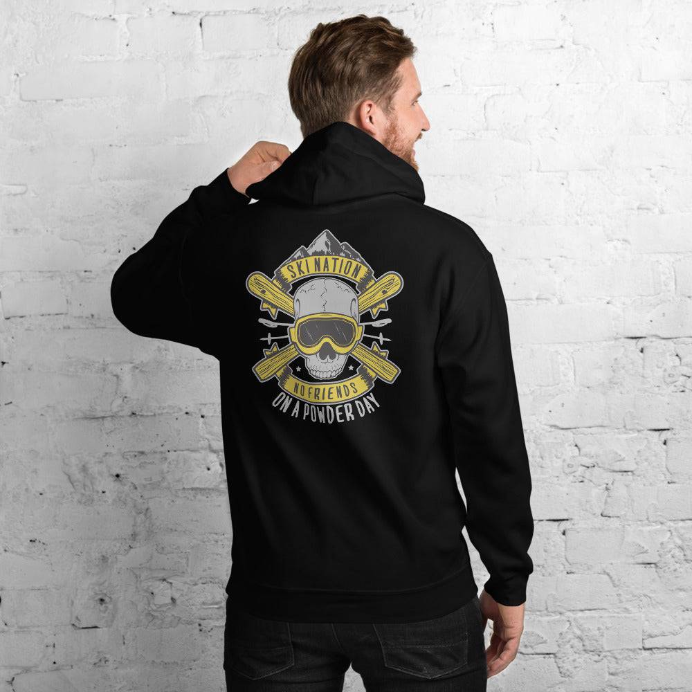 SKI NATION - NO FRIENDS ON POWDER DAY HOODIES - Powderaddicts