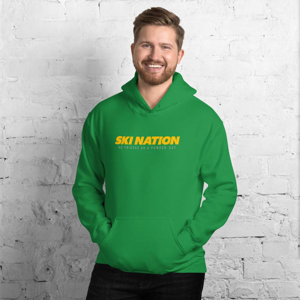 SKI NATION - NO FRIENDS ON POWDER DAY HOODIES - Powderaddicts