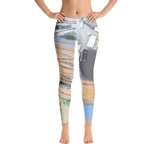 Ski Snowstar, Illinois Ski Trail Map Women's Base Layer Bottom - Powderaddicts