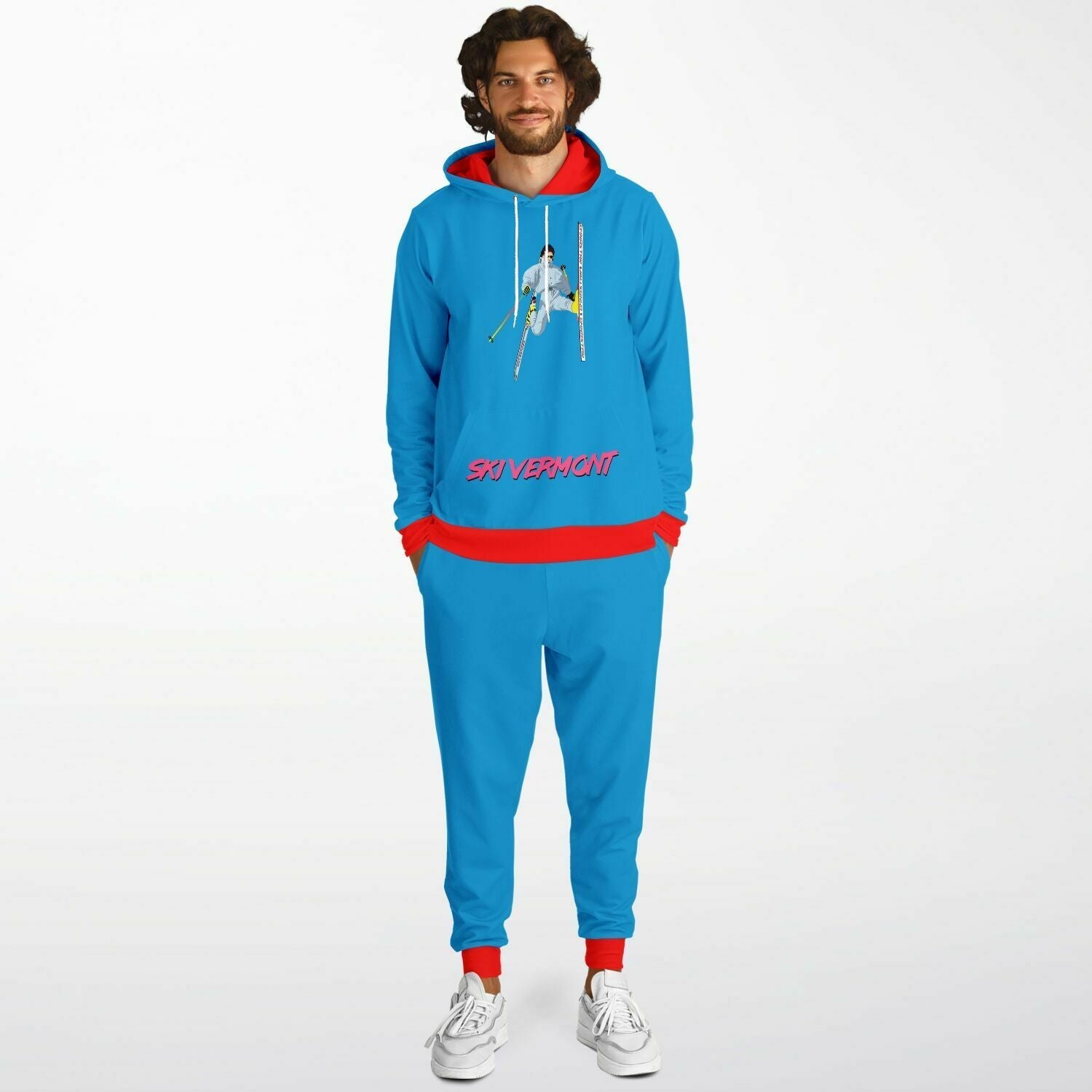 Ski Vermont Matching Hoodie and Jogger Set - Powderaddicts