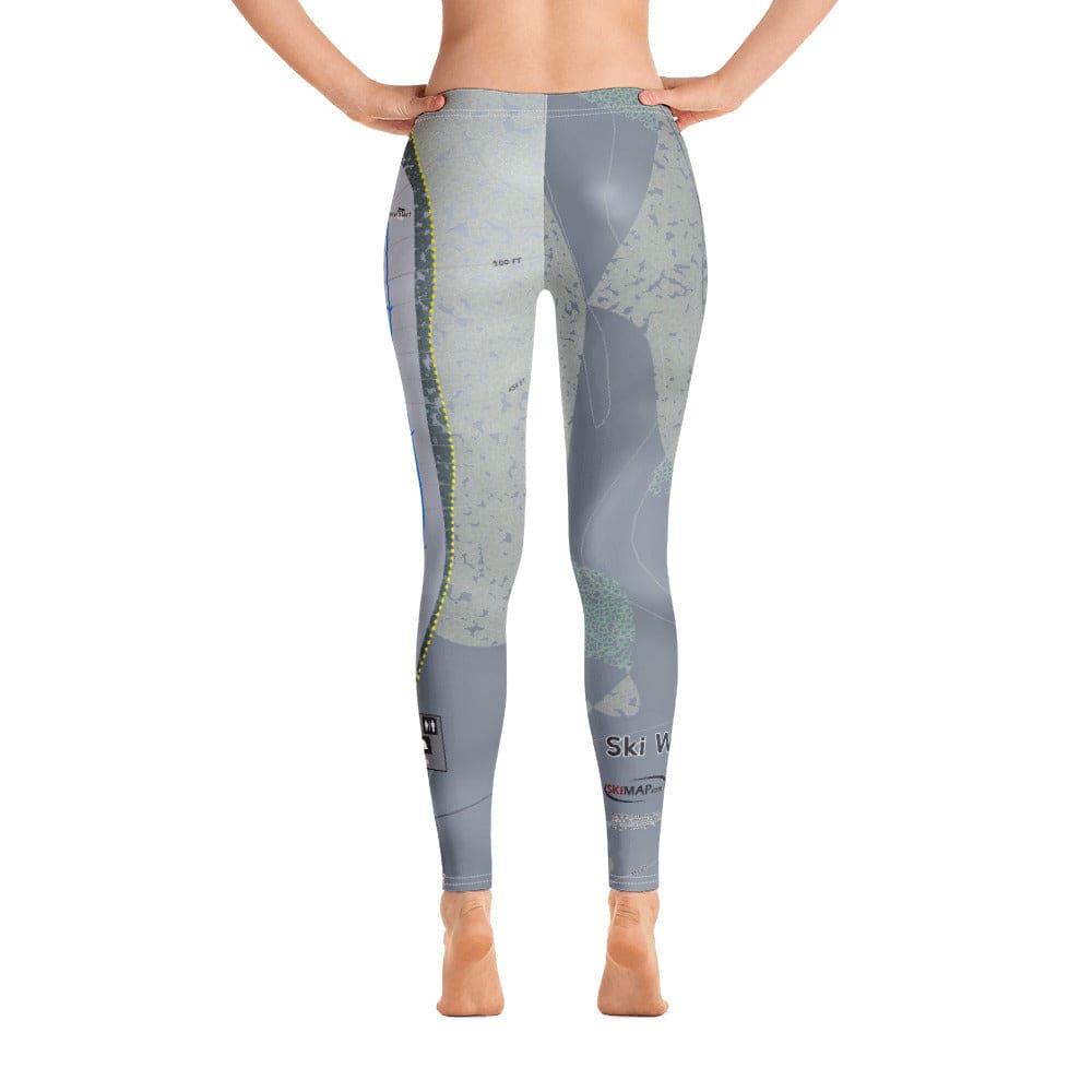Ski Ward, Massachusetts Ski Trail Map Women's Base Layer Bottom