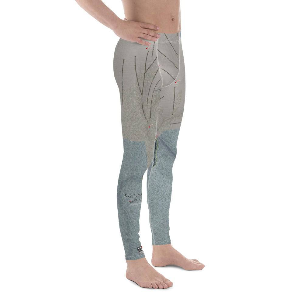 SkiCooper, Colorado Ski Trail Map Men's Base Layer Bottom - Powderaddicts