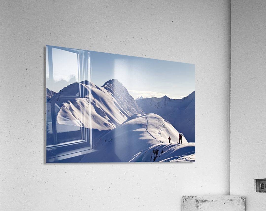 Skiers Skinning The Snow - Powderaddicts