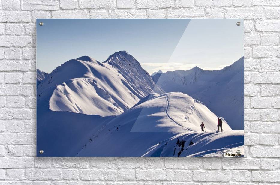 Skiers Skinning The Snow - Powderaddicts