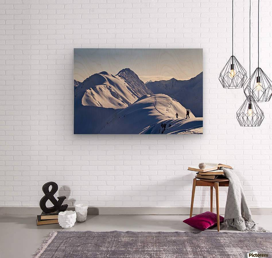 Skiers Skinning The Snow - Powderaddicts