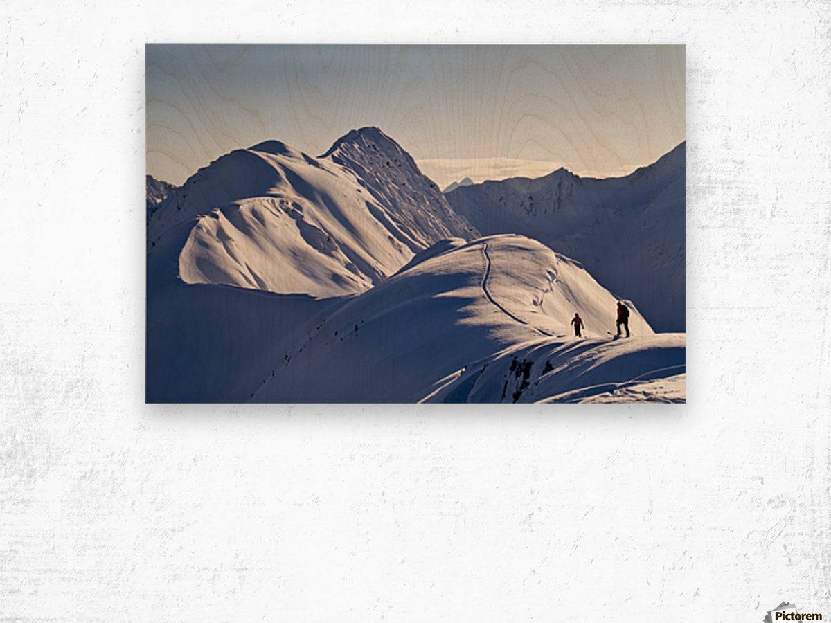 Skiers Skinning The Snow - Powderaddicts