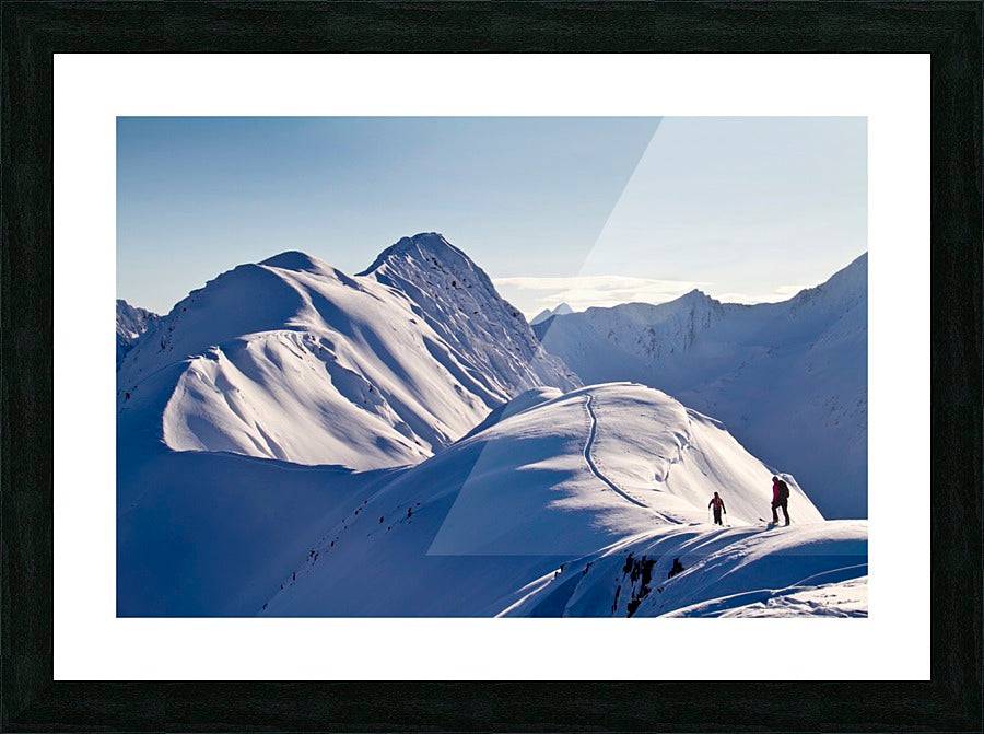 Skiers Skinning The Snow - Powderaddicts
