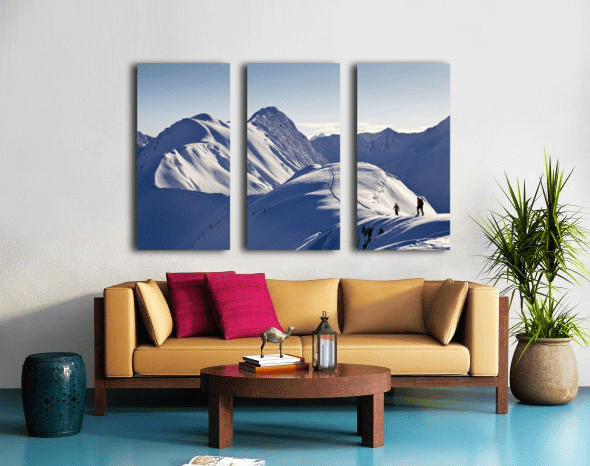 Skiers Skinning The Snow - Powderaddicts