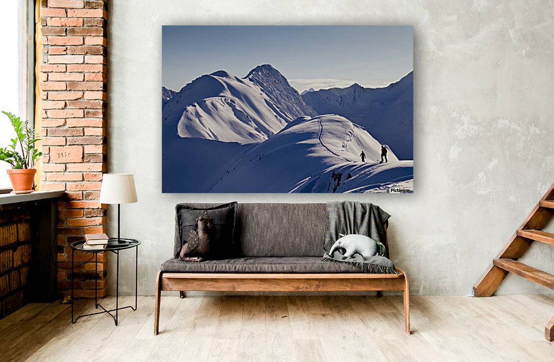 Skiers Skinning The Snow - Powderaddicts