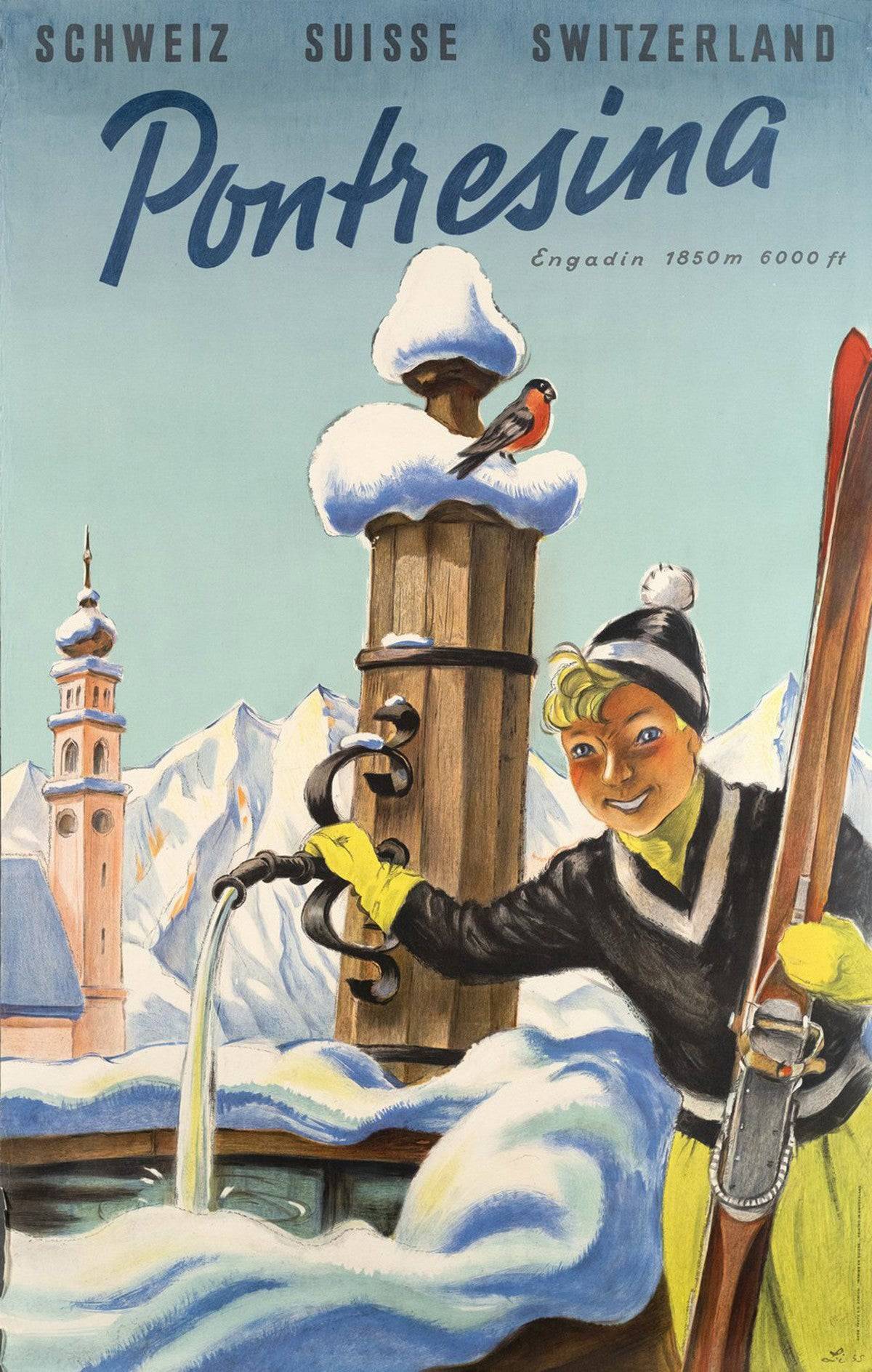 Skiing in Pontresina - Powderaddicts