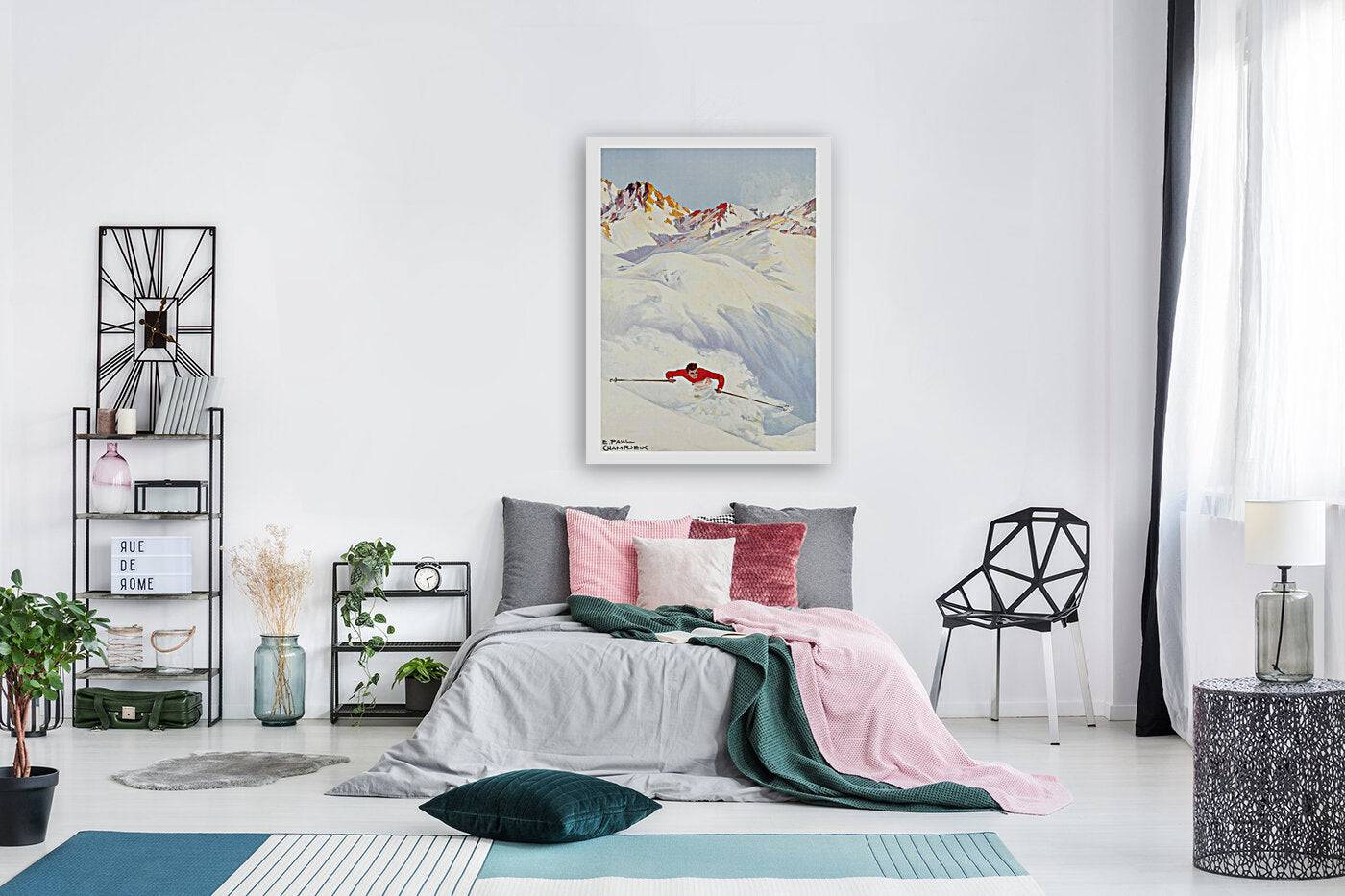 Skiing in the Mountains - Powderaddicts