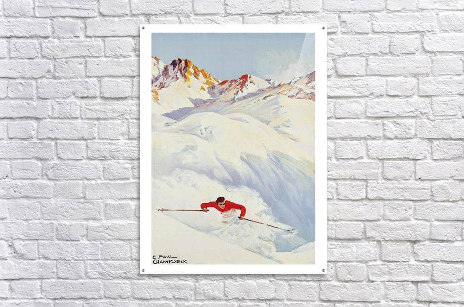 Skiing in the Mountains - Powderaddicts