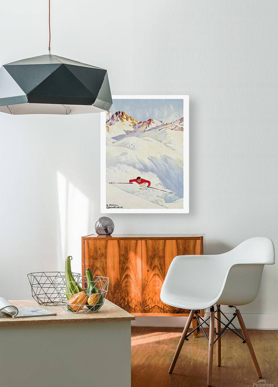 Skiing in the Mountains - Powderaddicts