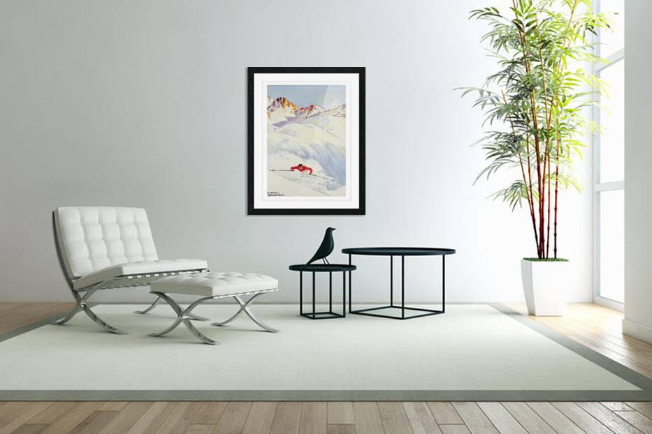 Skiing in the Mountains - Powderaddicts