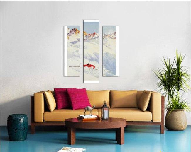 Skiing in the Mountains - Powderaddicts