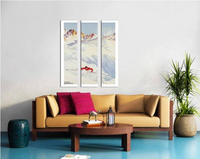 Skiing in the Mountains - Powderaddicts