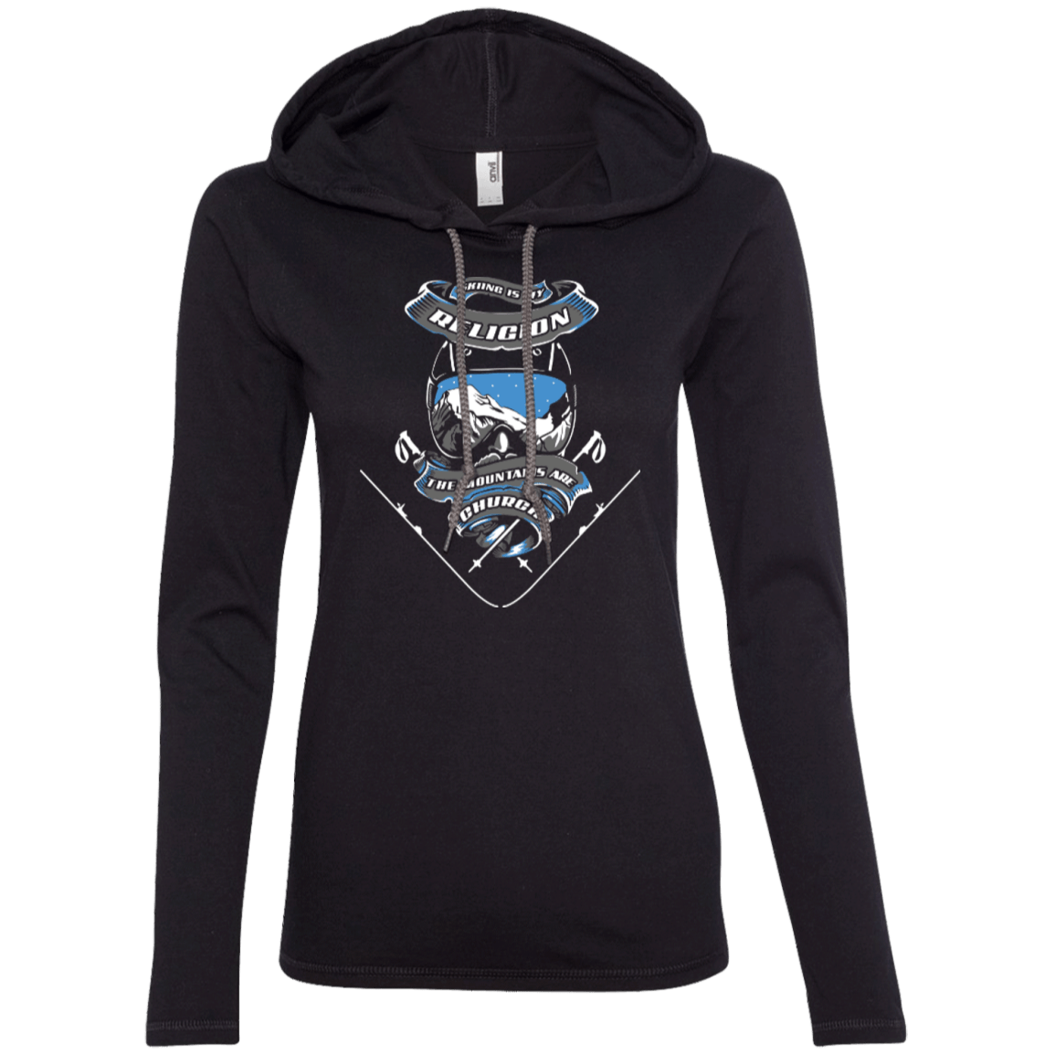 Skiing Is My Religion Hoodies - Powderaddicts