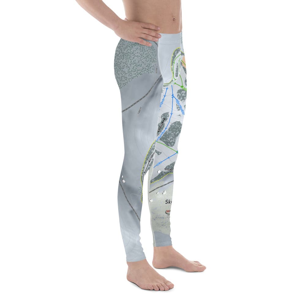 Sky Tavern, Nevada Ski Trail Map Men's Base Layer Bottom - Powderaddicts
