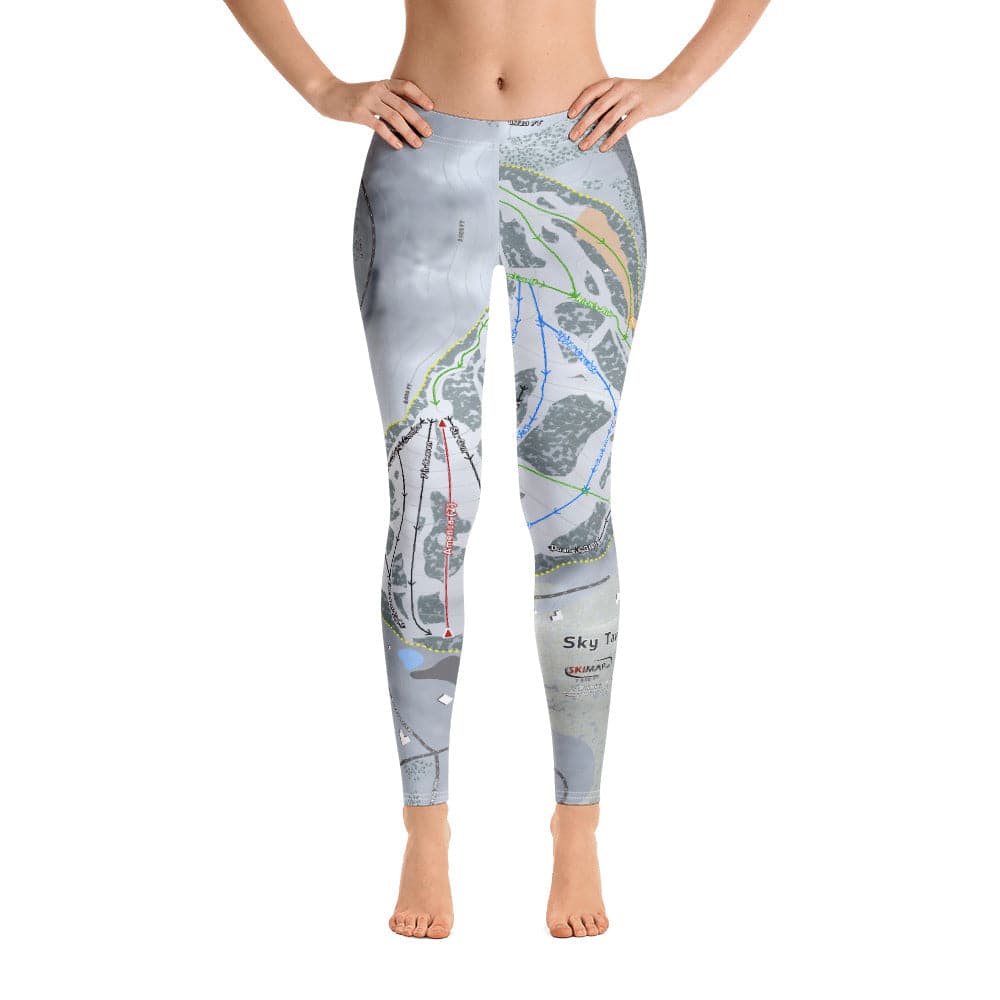 Sky Tavern, Nevada Ski Trail Map Women's Base Layer Bottom - Powderaddicts