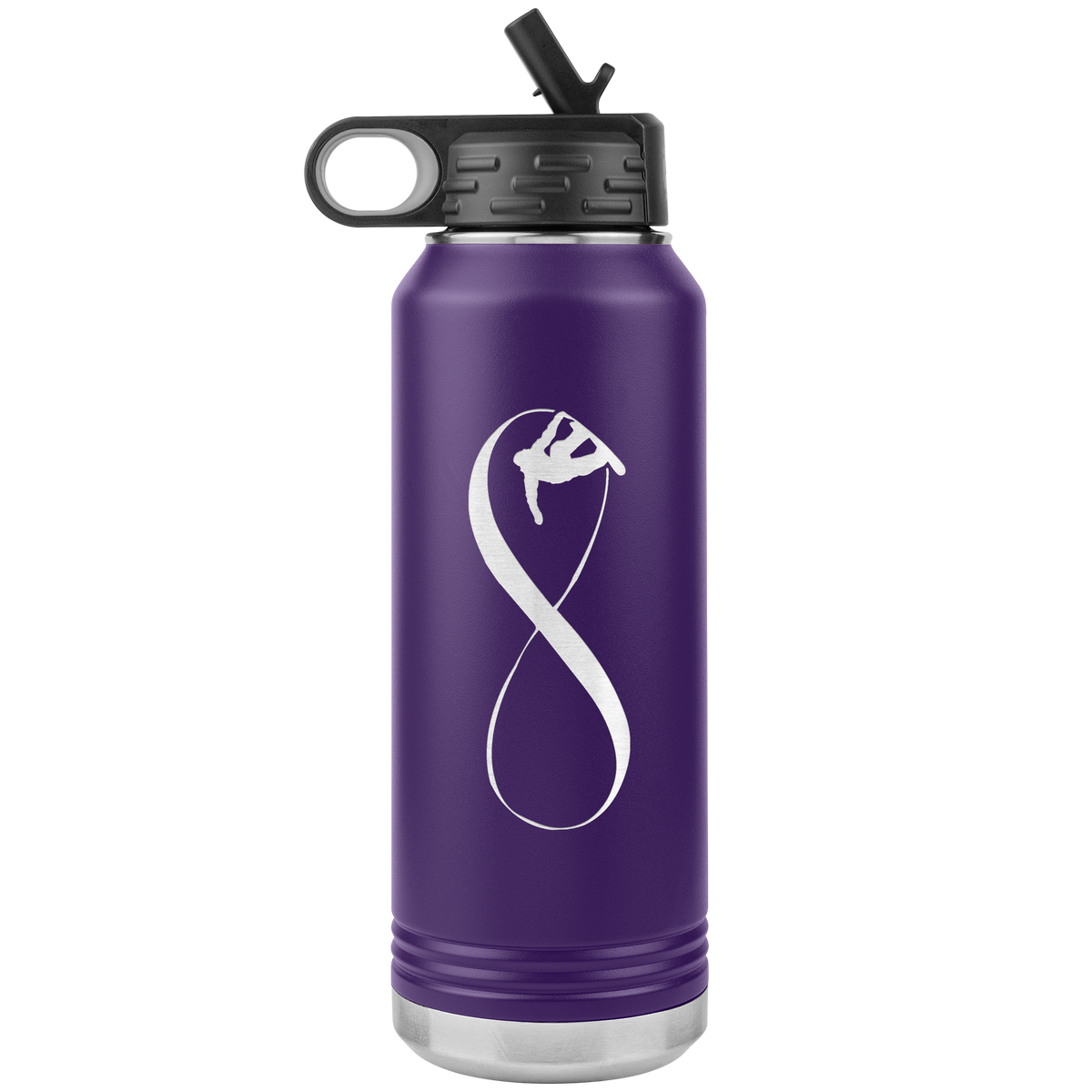 Infinity Snowboard 32oz Water Bottle Tumbler - Powderaddicts