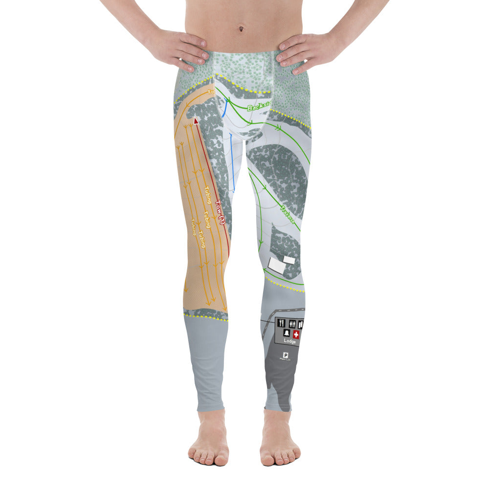 Sleepy Hollow Sports Park, Iowa Ski Trail Map Men's Base Layer Bottom