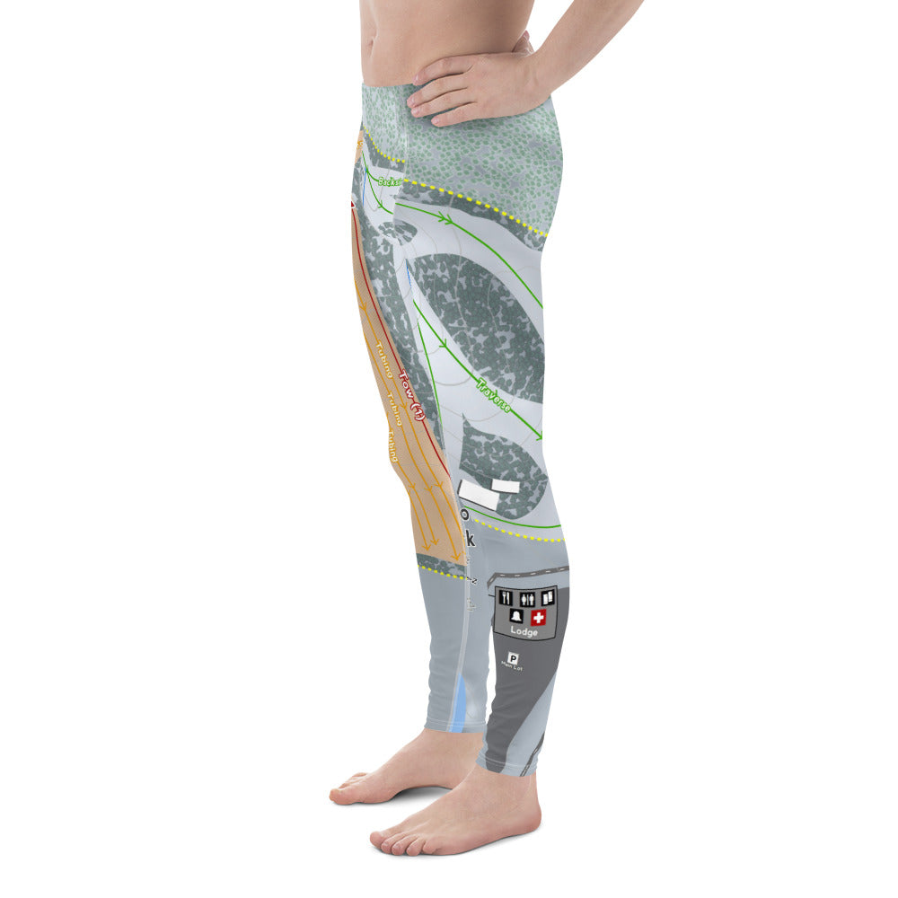 Sleepy Hollow Sports Park, Iowa Ski Trail Map Men's Base Layer Bottom - Powderaddicts
