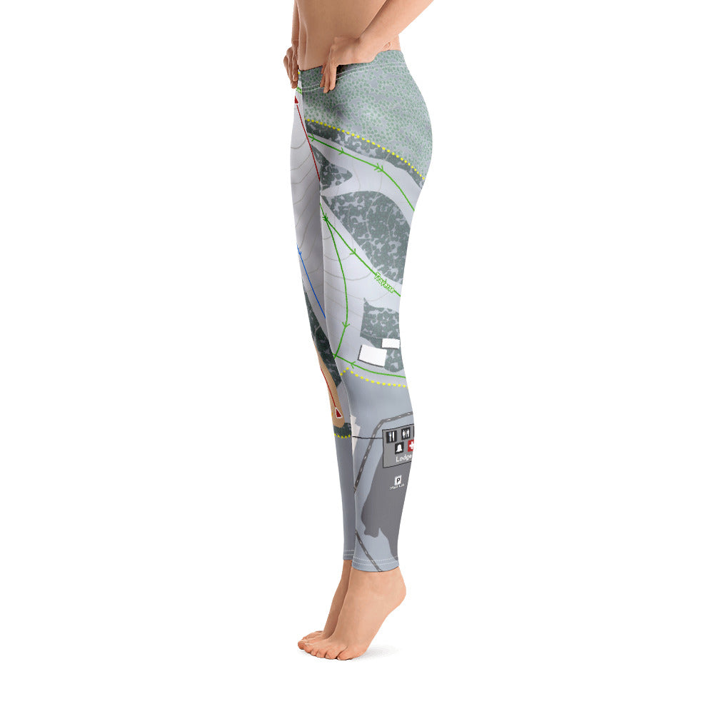 Sleepy Hollow Sports Park, Iowa Ski Trail Map Women's Base Layer Bottom - Powderaddicts