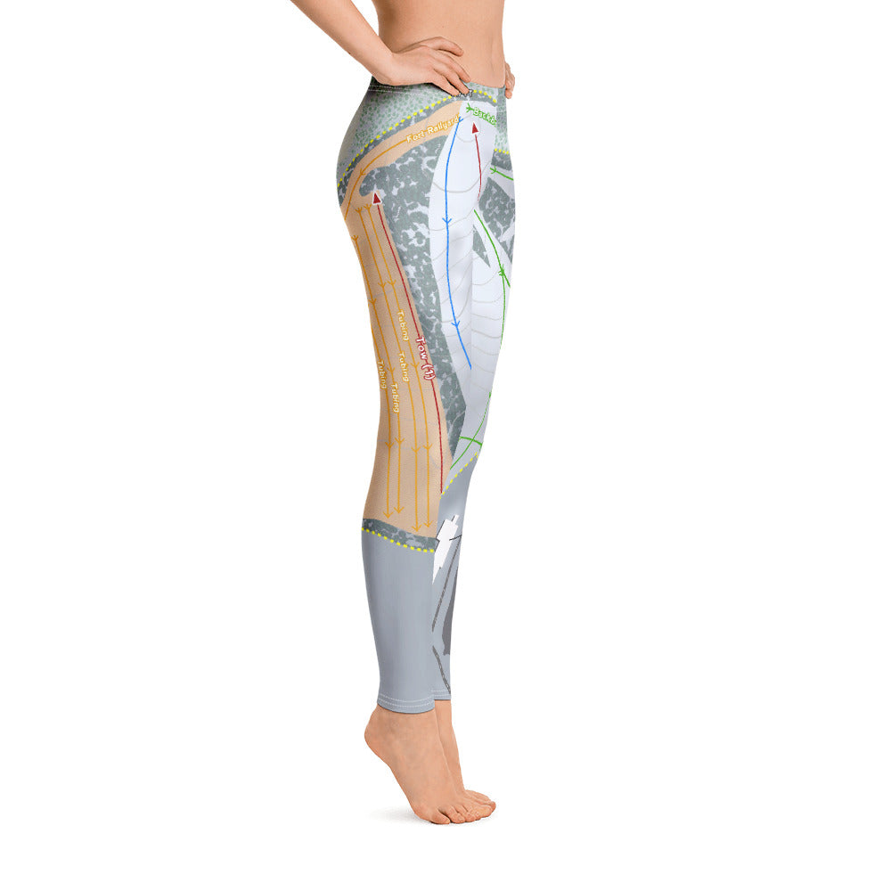 Sleepy Hollow Sports Park, Iowa Ski Trail Map Women's Base Layer Bottom - Powderaddicts