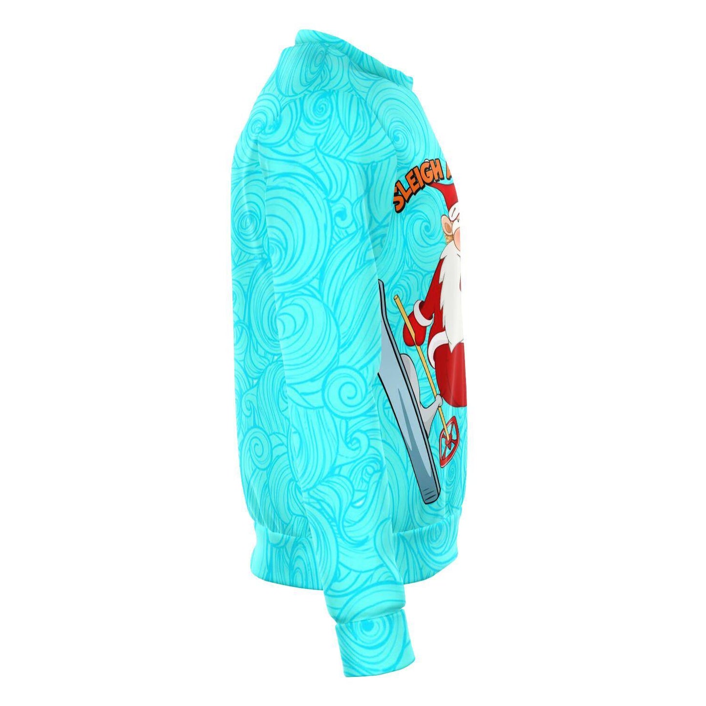 Sleigh All Day Skiing Ugly Christmas Sweater Order By December - Powderaddicts