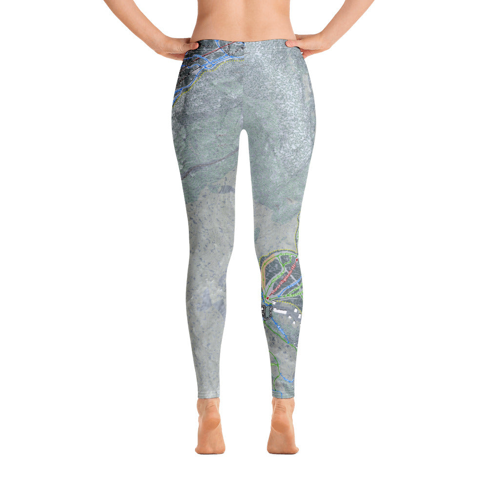 Smugglers Notch, Vermont Ski Trail Map Women's Base Layer Bottom