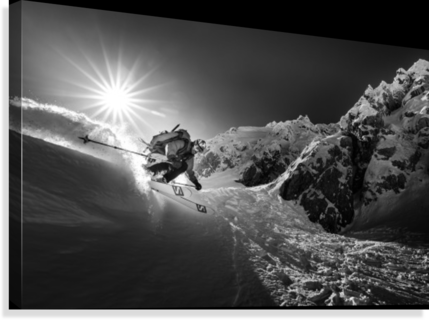 Snow splash over the edge - Powderaddicts