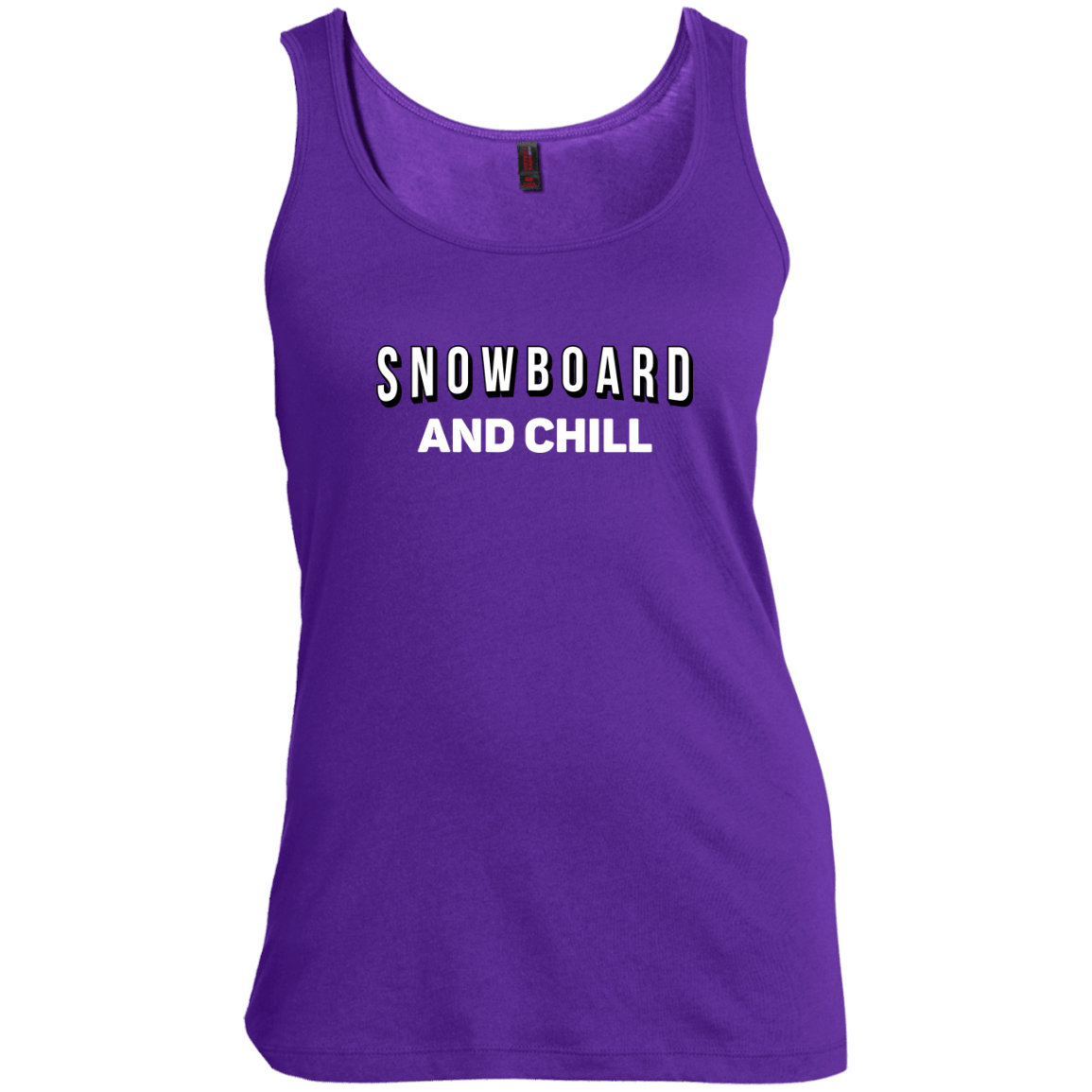 Snowboard and Chill Tank Tops - Powderaddicts
