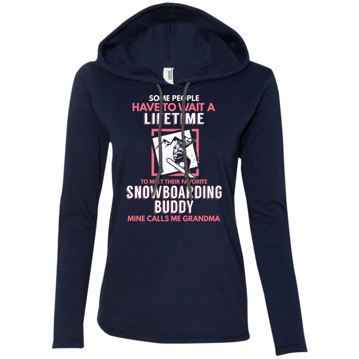 Snowboard Buddy - Calls Me Grandma Hoodies - Powderaddicts