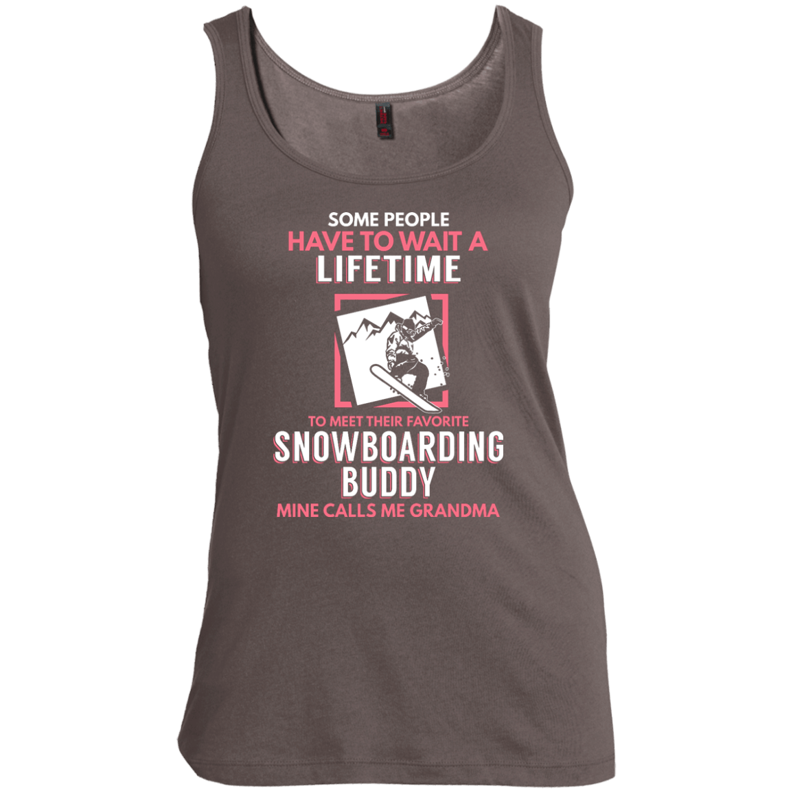 Snowboard Buddy - Calls Me Grandma Tank Tops - Powderaddicts
