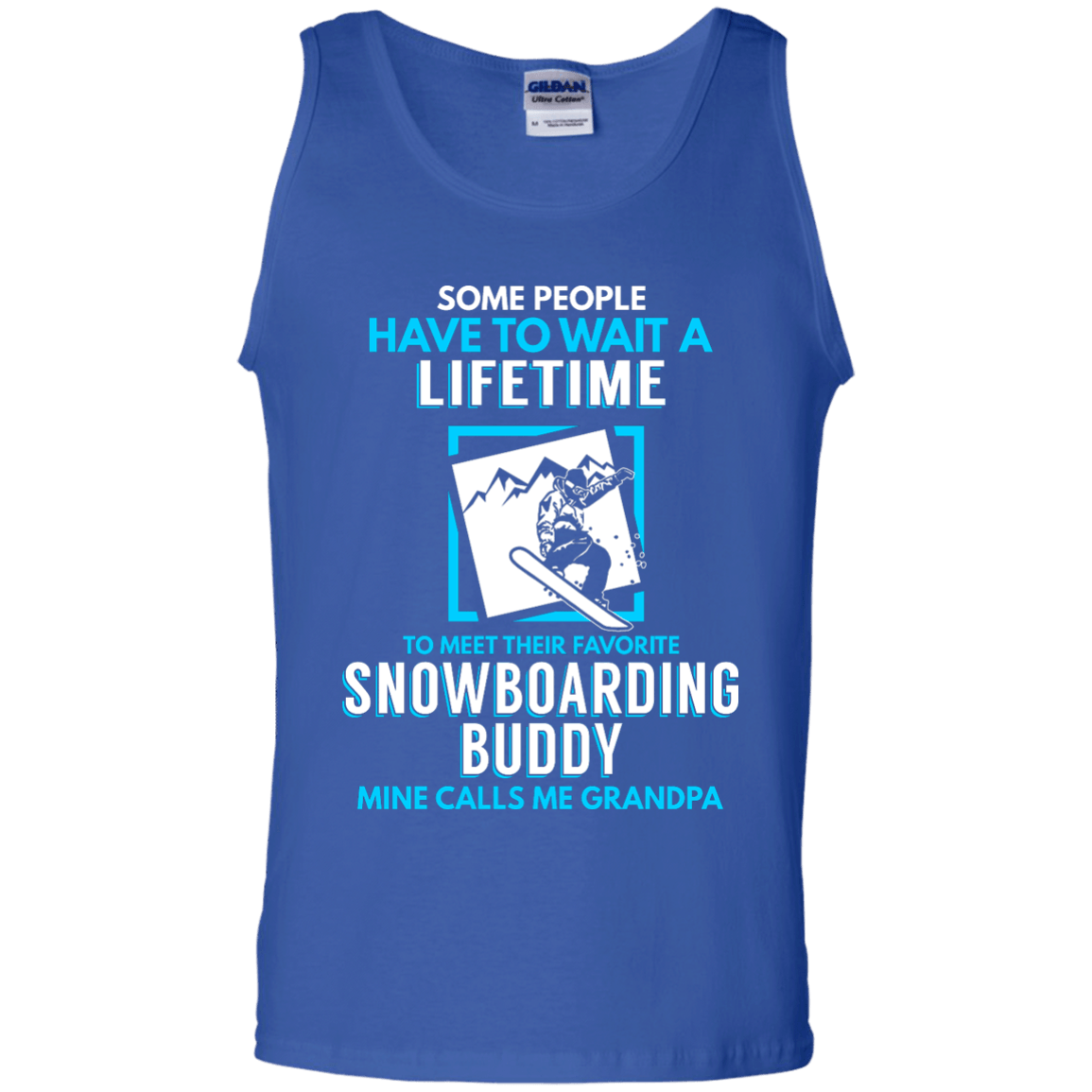 Snowboard Buddy - Grandpa Tank Tops - Powderaddicts