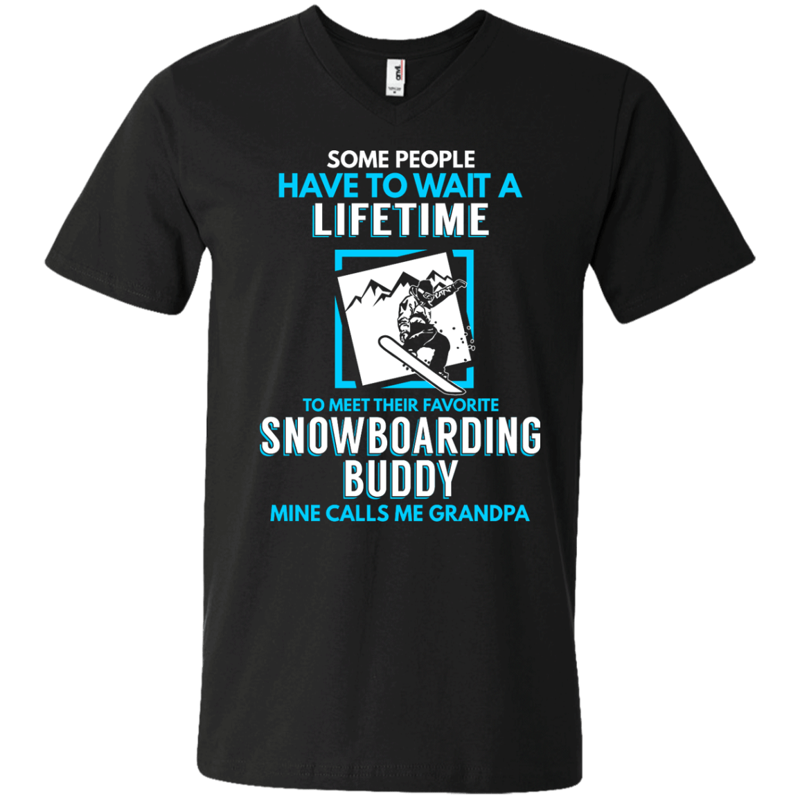 Snowboard Buddy - Grandpa Tees - Powderaddicts