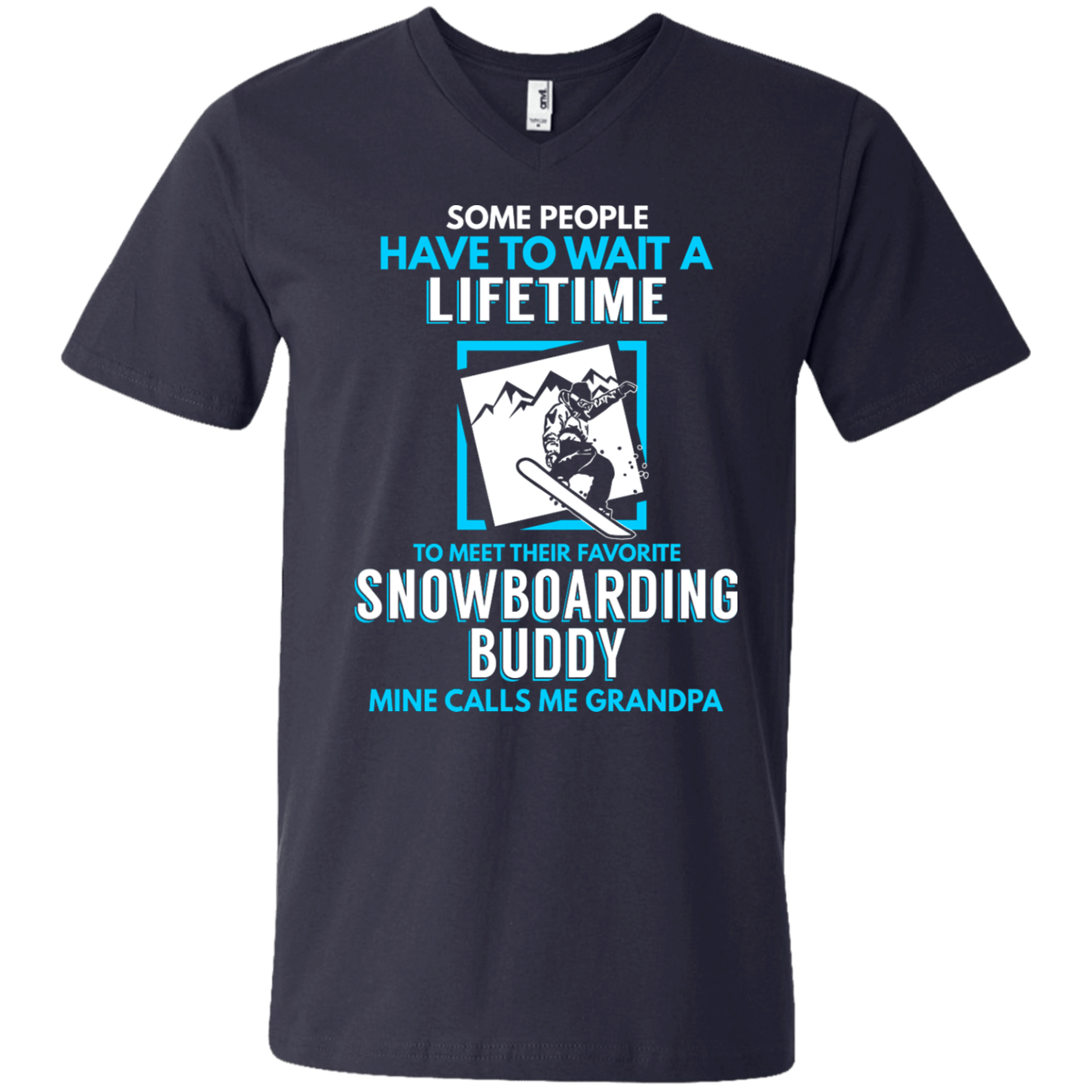 Snowboard Buddy - Grandpa Tees - Powderaddicts