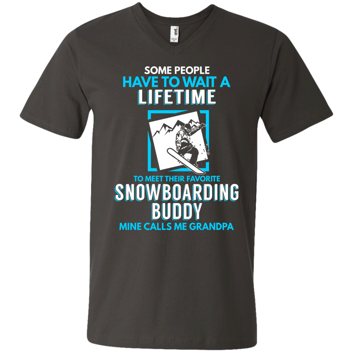 Snowboard Buddy - Grandpa Tees - Powderaddicts