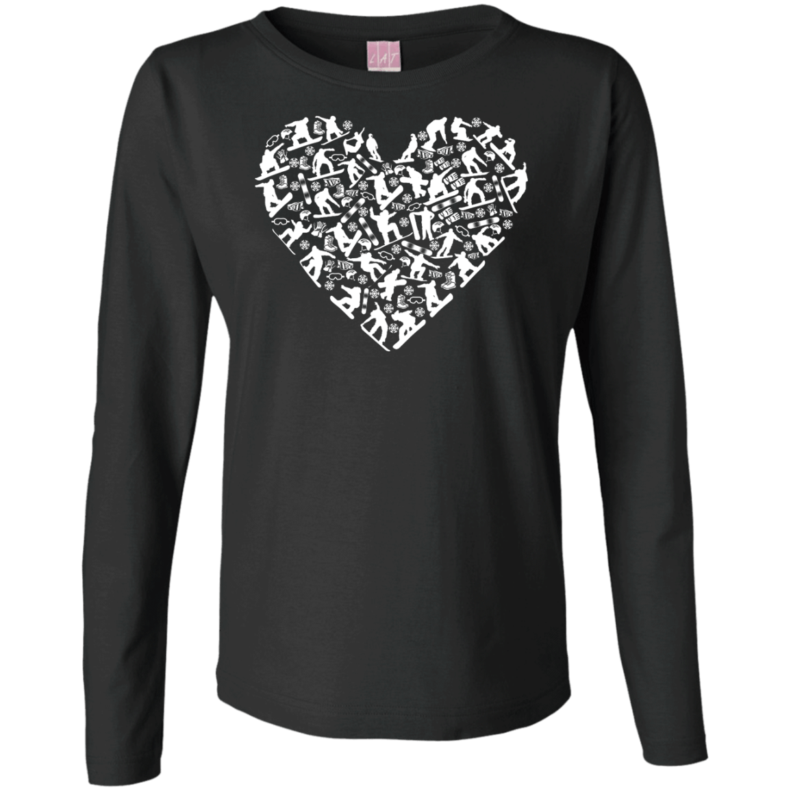 Snowboard Heart Long Sleeves - Powderaddicts