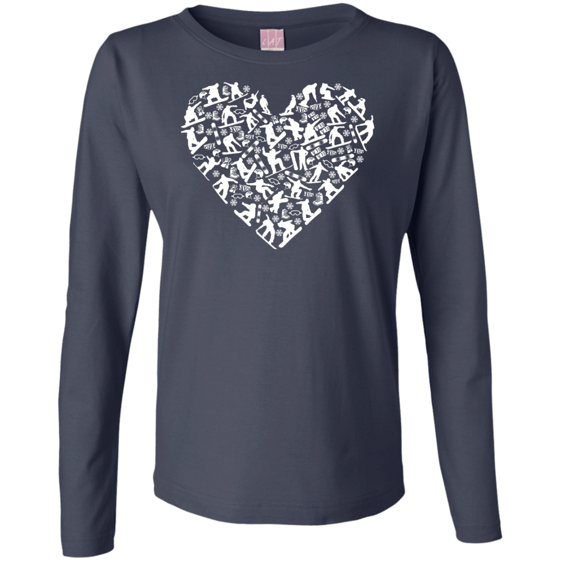 Snowboard Heart Long Sleeves - Powderaddicts