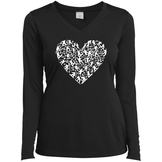 Snowboard Heart Long Sleeves - Powderaddicts