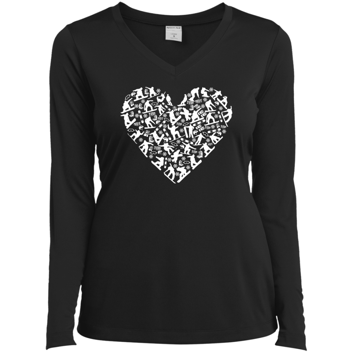 Snowboard Heart Long Sleeves - Powderaddicts