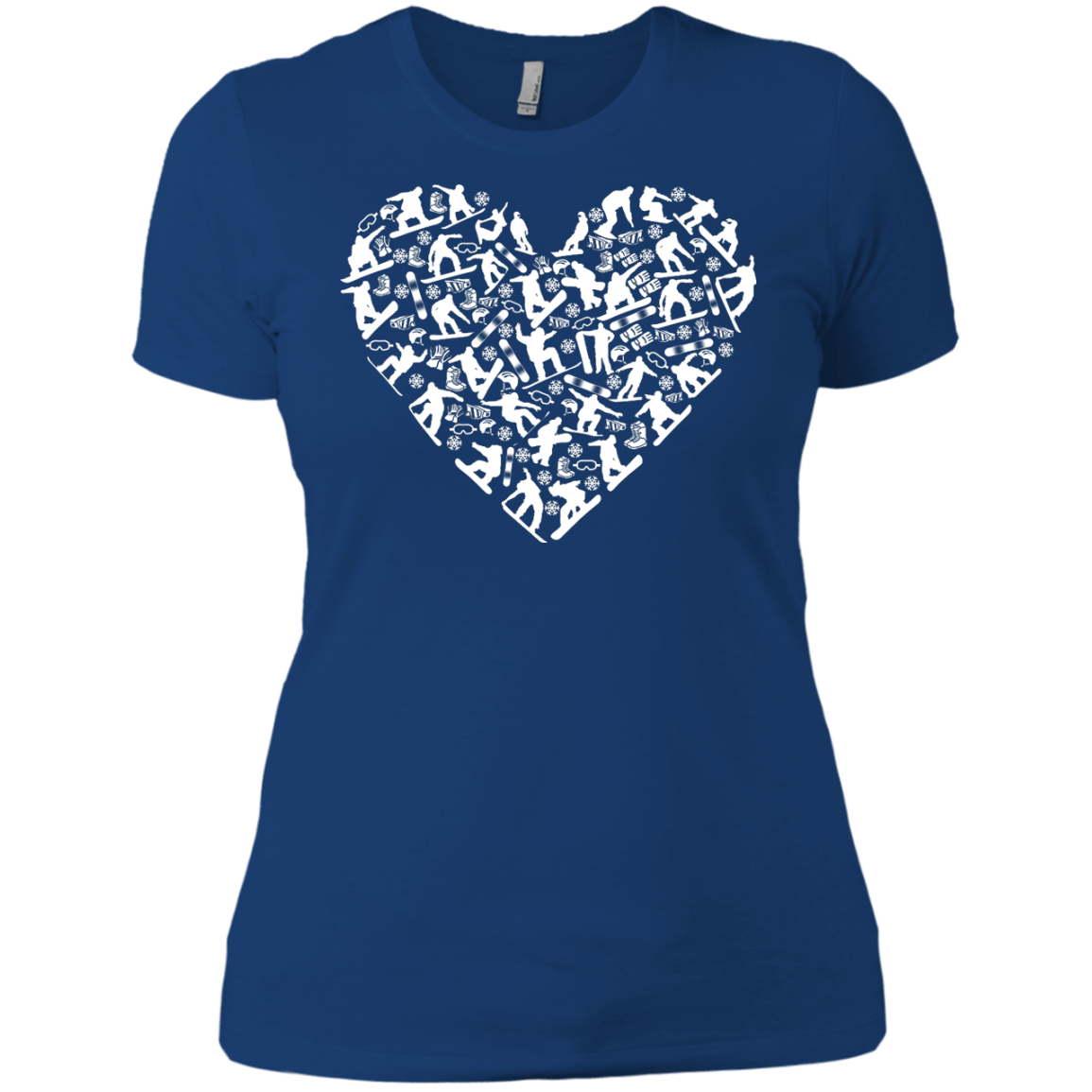 Snowboard Heart Tees - Powderaddicts