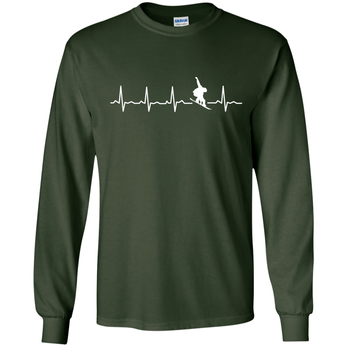 Snowboard Heartbeat Long Sleeves - Powderaddicts