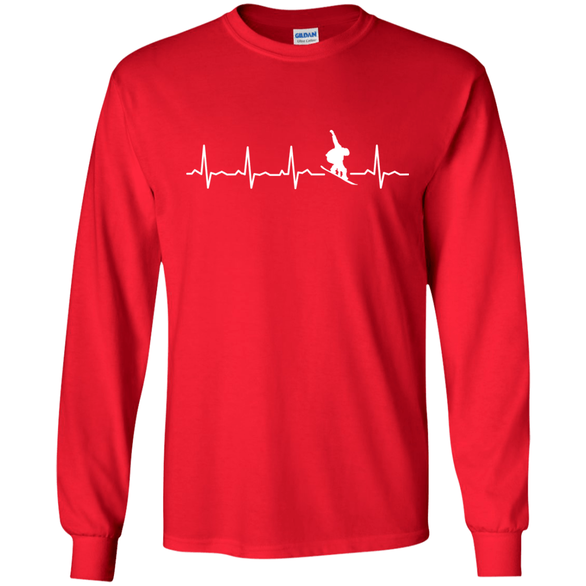 Snowboard Heartbeat Long Sleeves - Powderaddicts