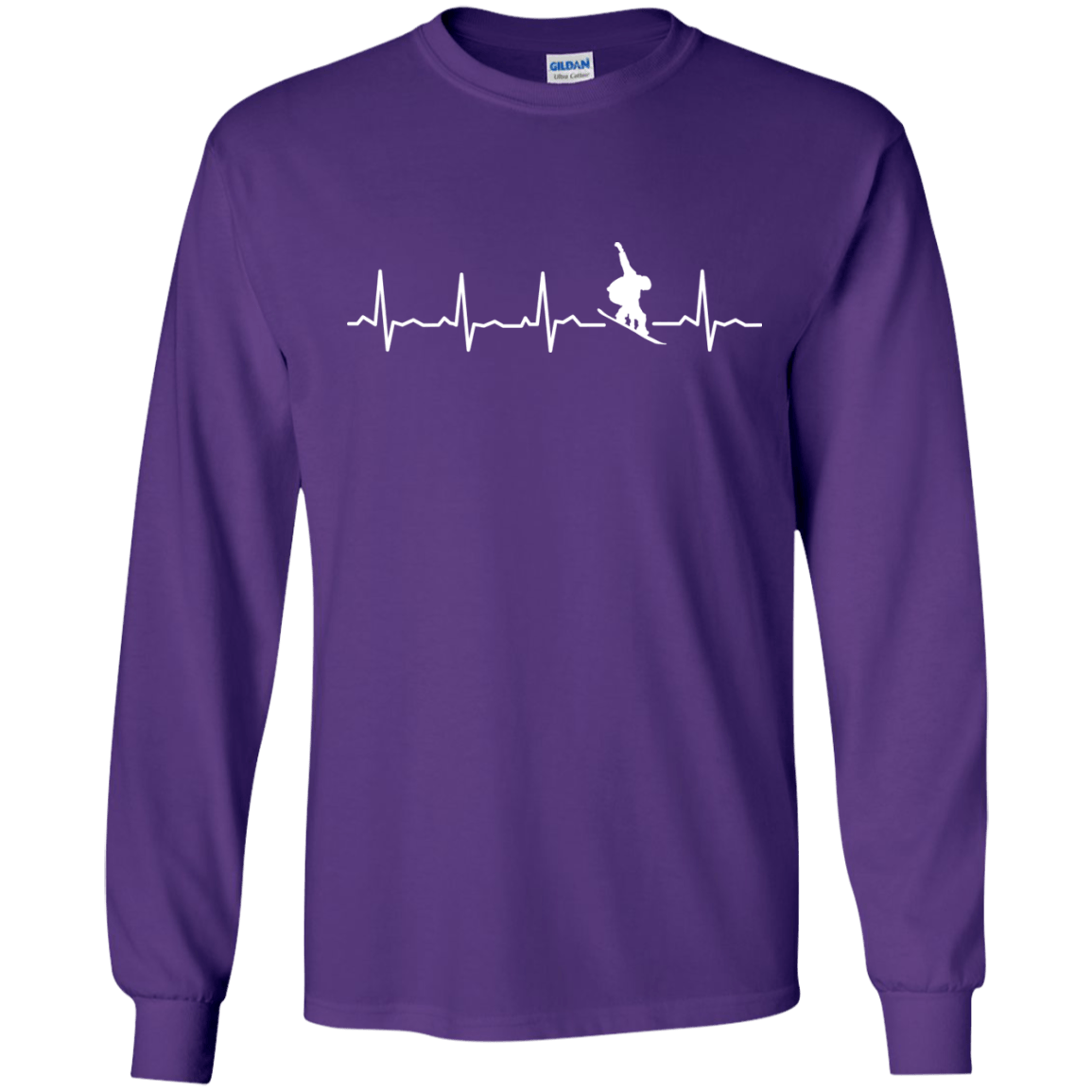 Snowboard Heartbeat Long Sleeves - Powderaddicts